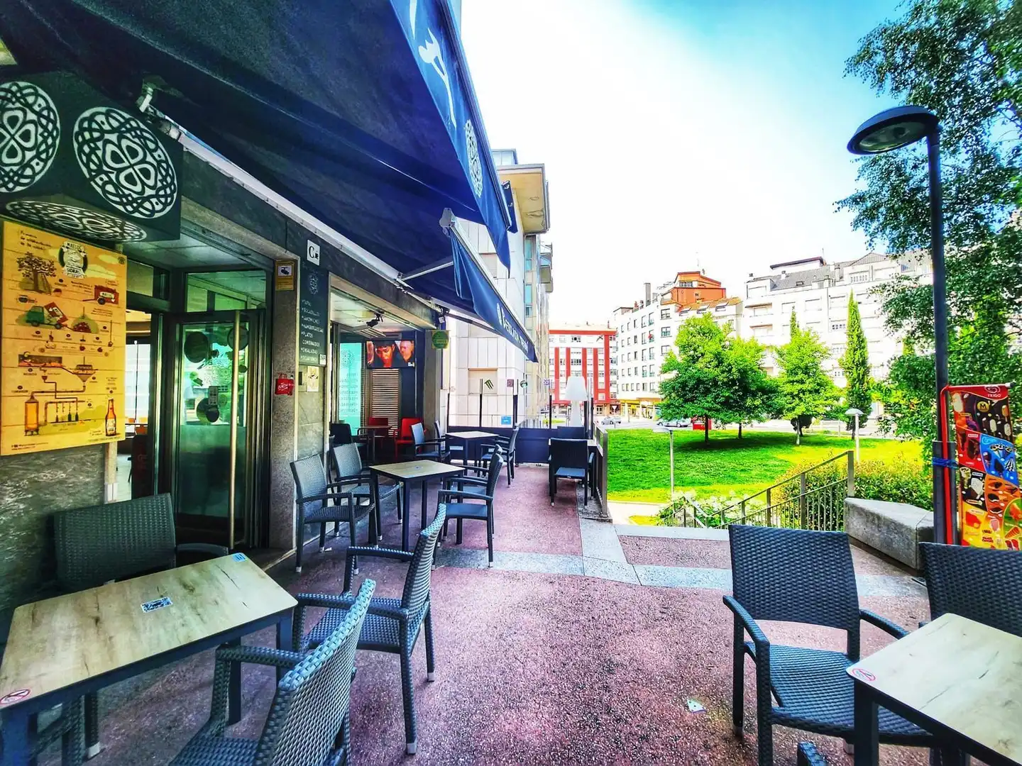 Terrace of Commercial properties for sale in Pontevedra Capital   with Air Conditioner