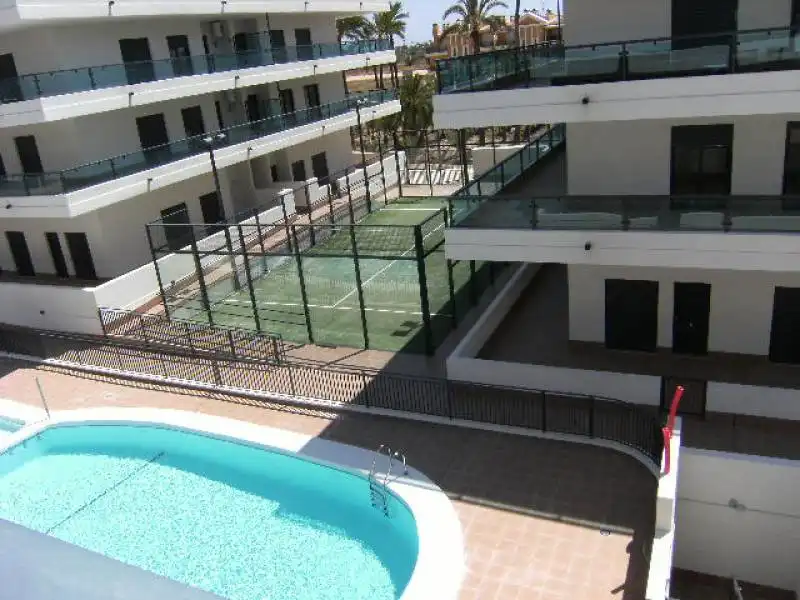 Swimming pool of Flat for sale in Elche / Elx  with Air Conditioner, Parquet flooring and Terrace