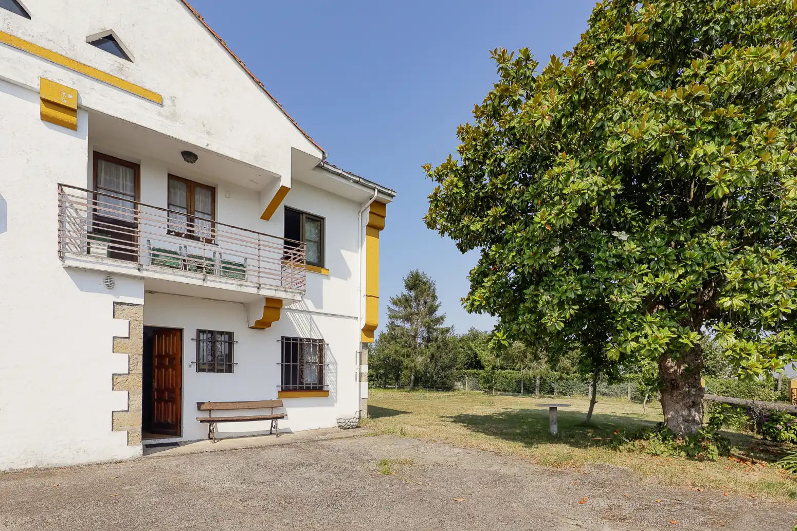 Exterior view of Houses for sale in Gijón   with Private garden