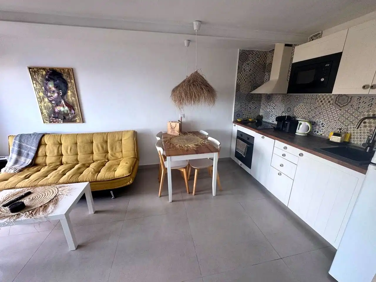 Kitchen of Flat for sale in Los Realejos  with Terrace and Furnished