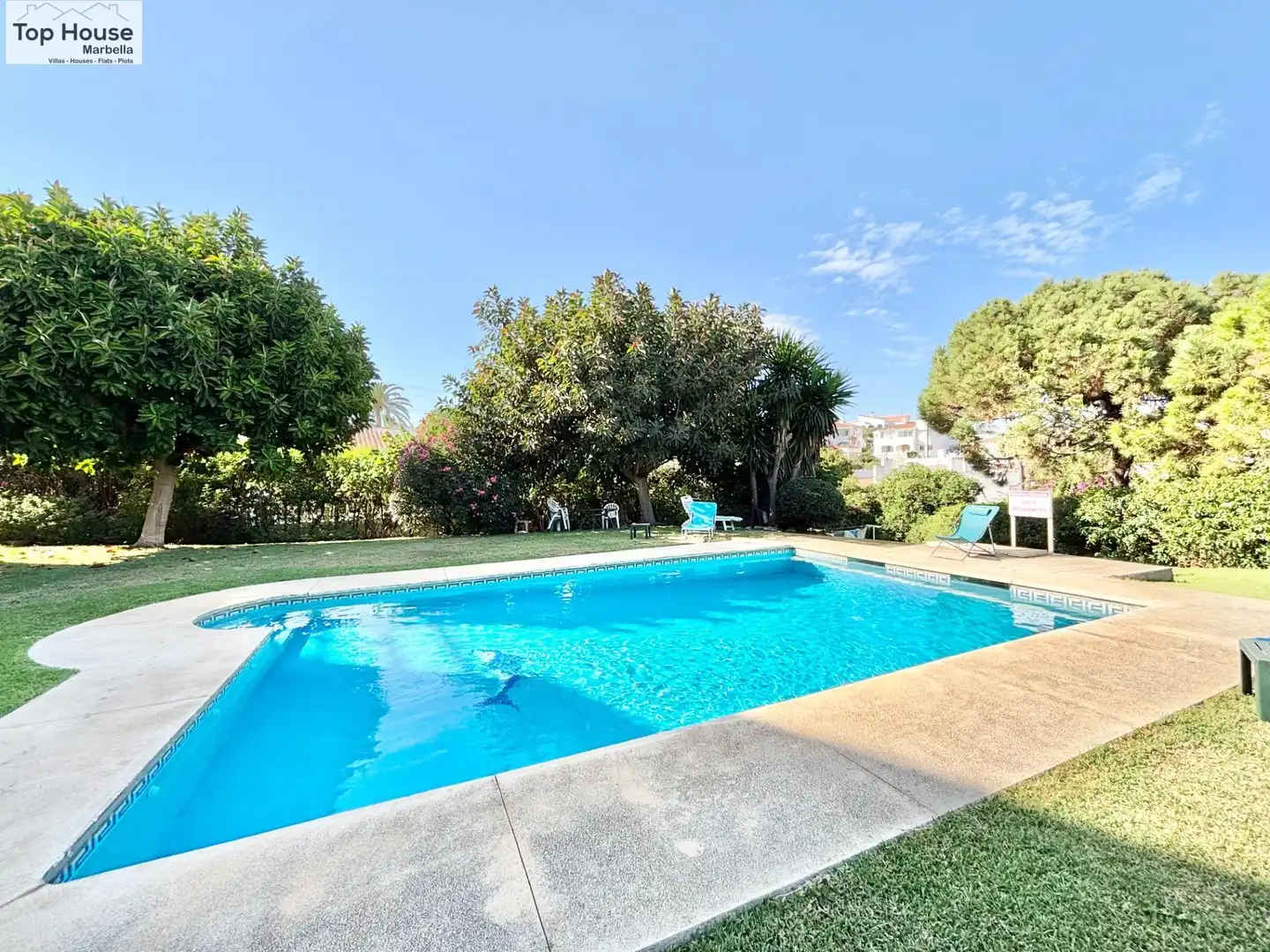 Swimming pool of Ground floor for rent in Mijas  with Air Conditioner, Private garden and Terrace