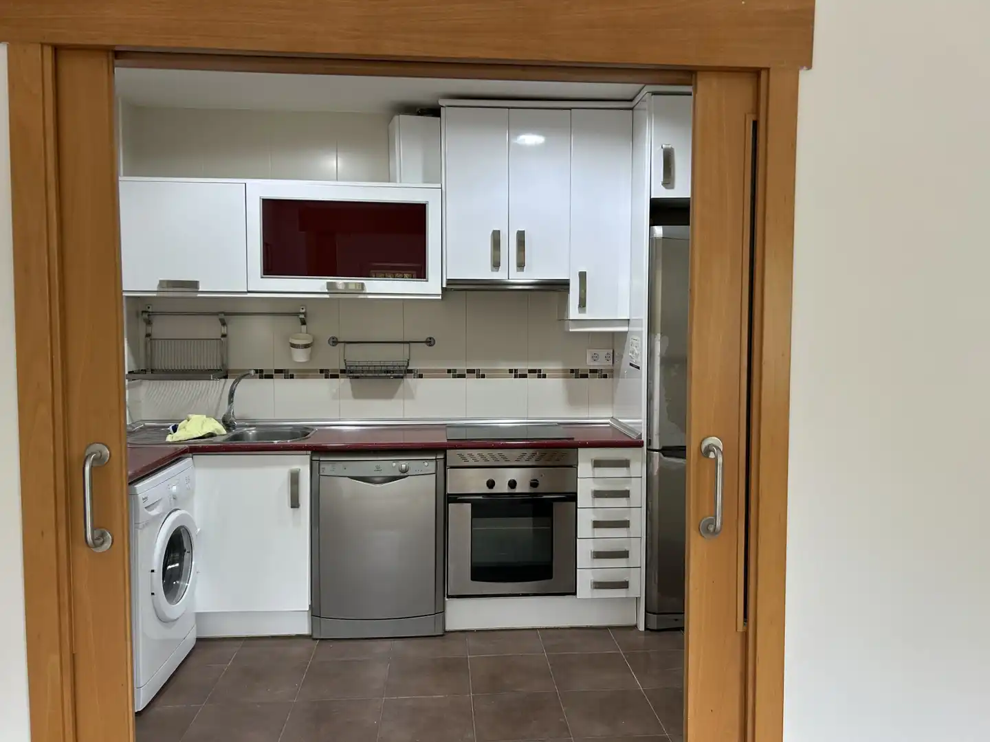 Cocina de Piso de alquiler en Navas del Rey con Aire acondicionado y Calefacción