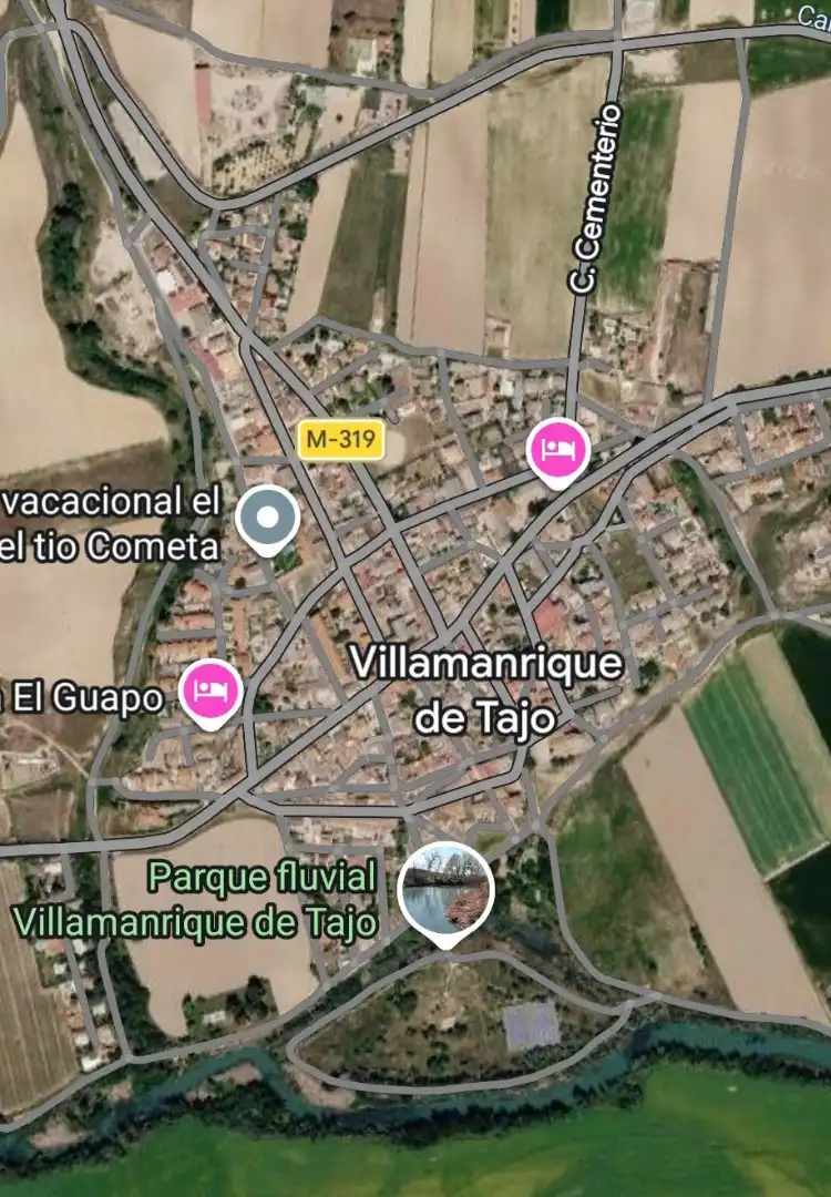 Vista exterior de Casa adosada en venda en Villamanrique de Tajo amb Jardí privat i Terrassa