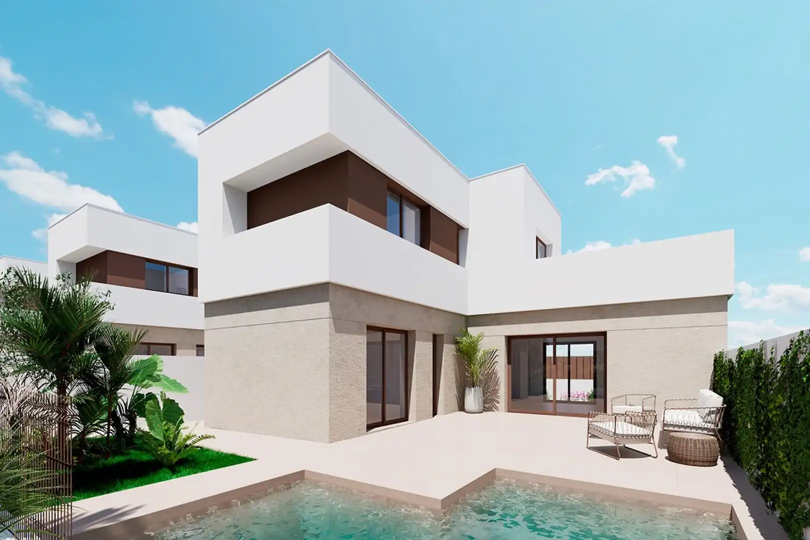 Villa con terrazza in vendita a Serena Golf
