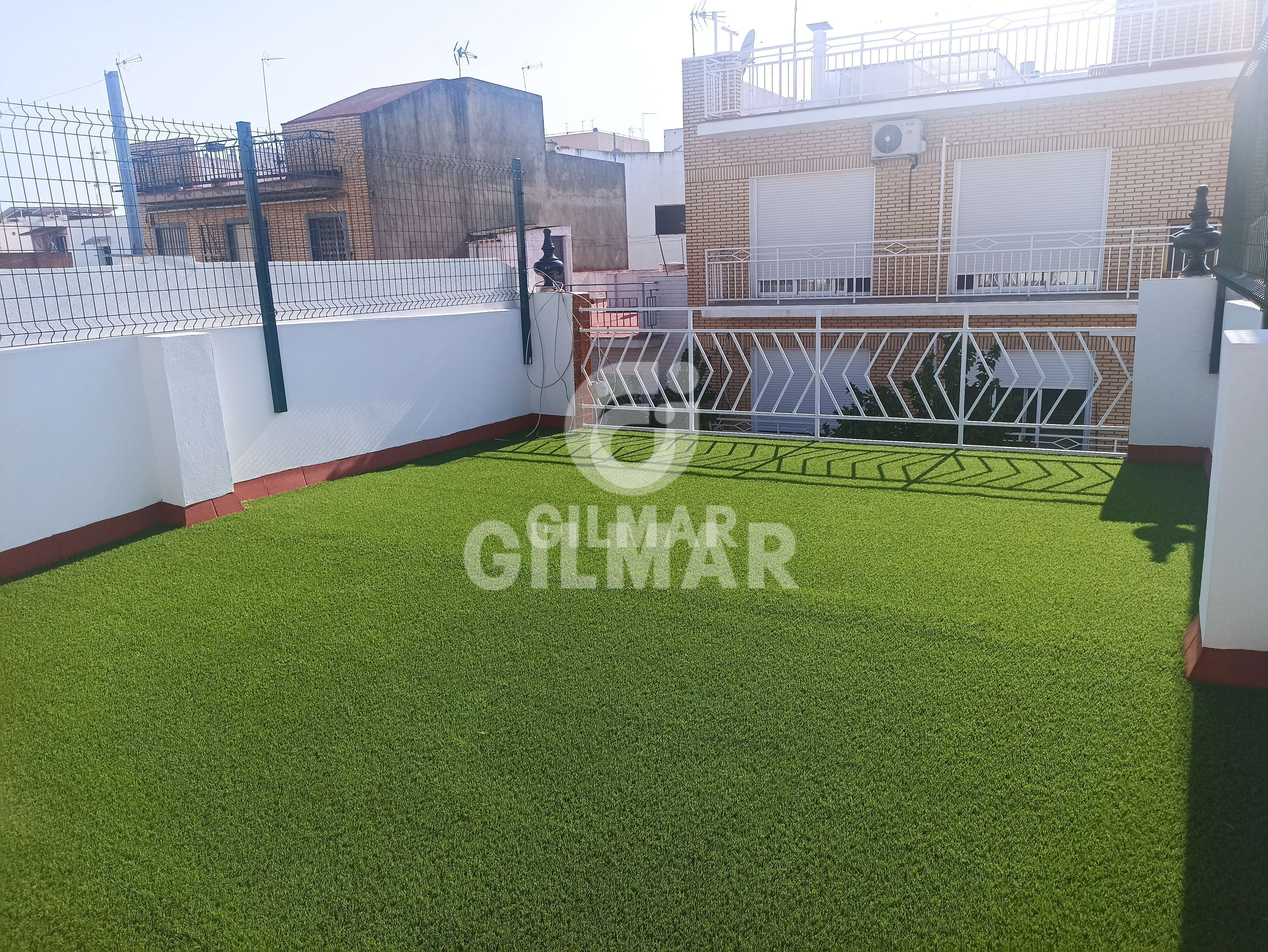 Terrace of Single-family semi-detached for sale in  Sevilla Capital  with Heating