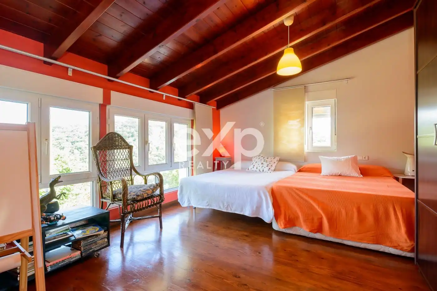 Bedroom of Houses for sale in Langreo  with Heating, Private garden and Swimming Pool