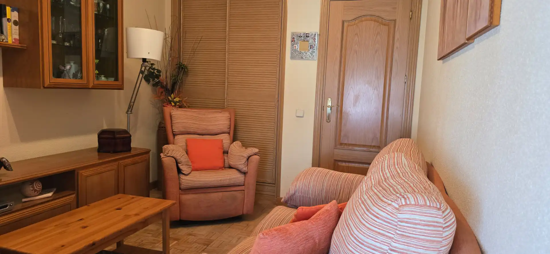 Living room of Flat for sale in Madrid  with Heating, Private garden and Terrace