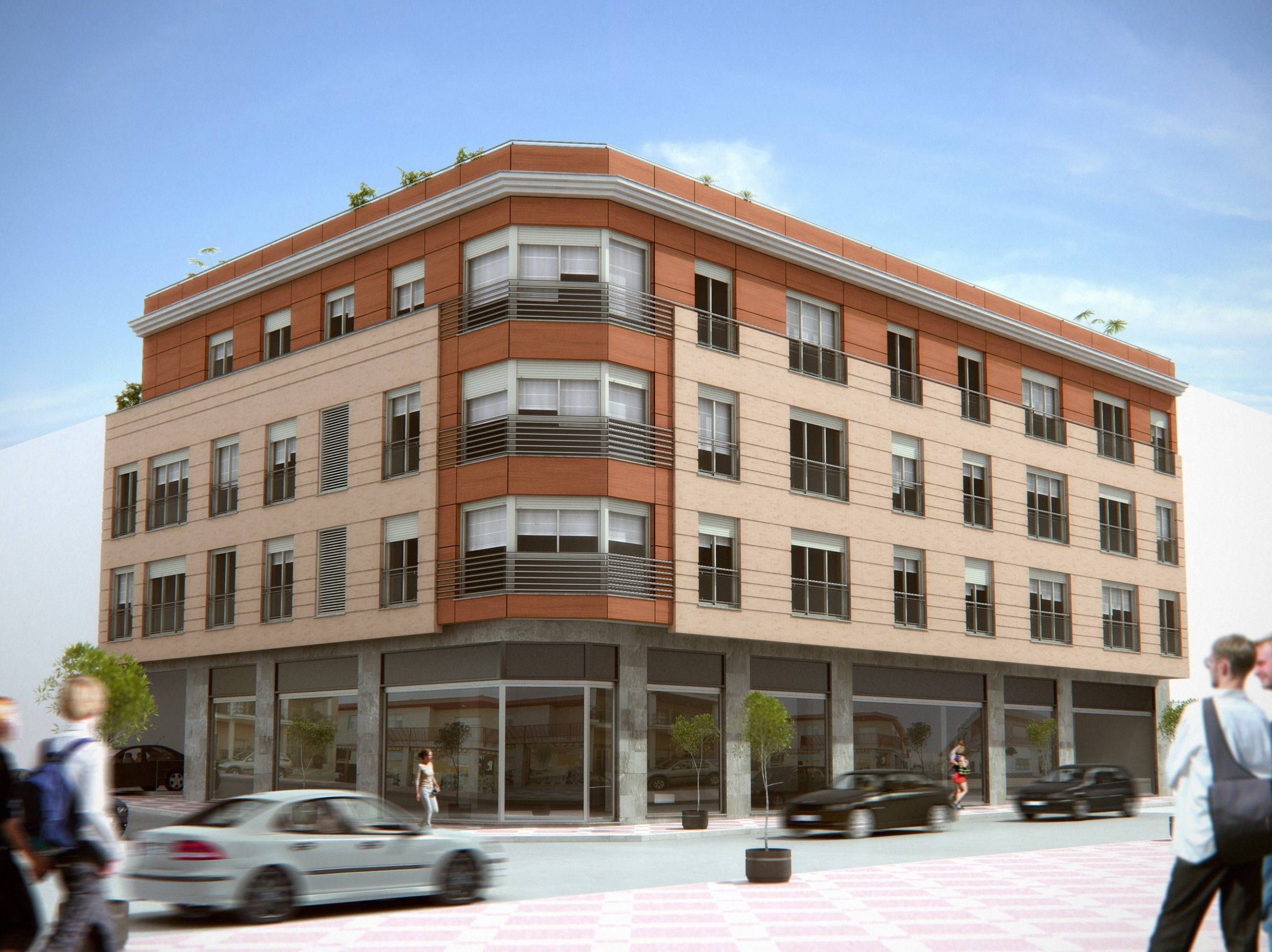 Exterior view of Flat for sale in Fuente Álamo de Murcia  with Heating, Storage room and Alarm