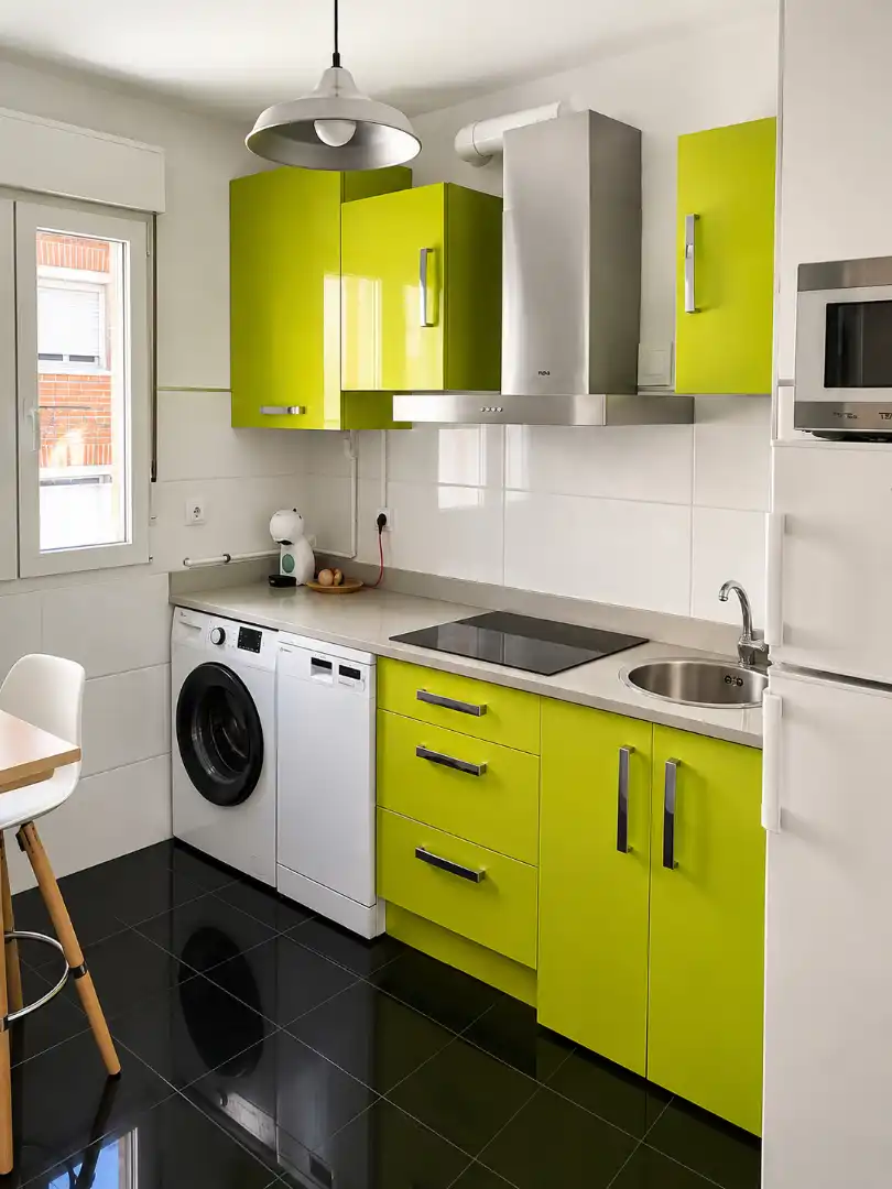 Kitchen of Flat for rent in Santander  with Terrace, Furnished and Oven