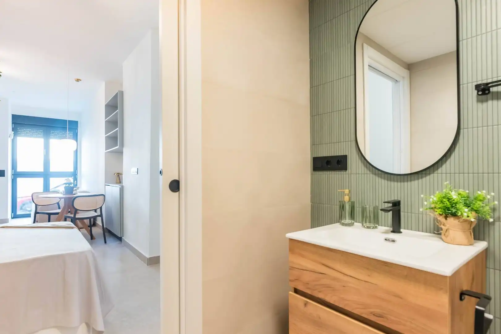 Baño de Apartamento en venta en Murcia con Aire acondicionado y Calefacción