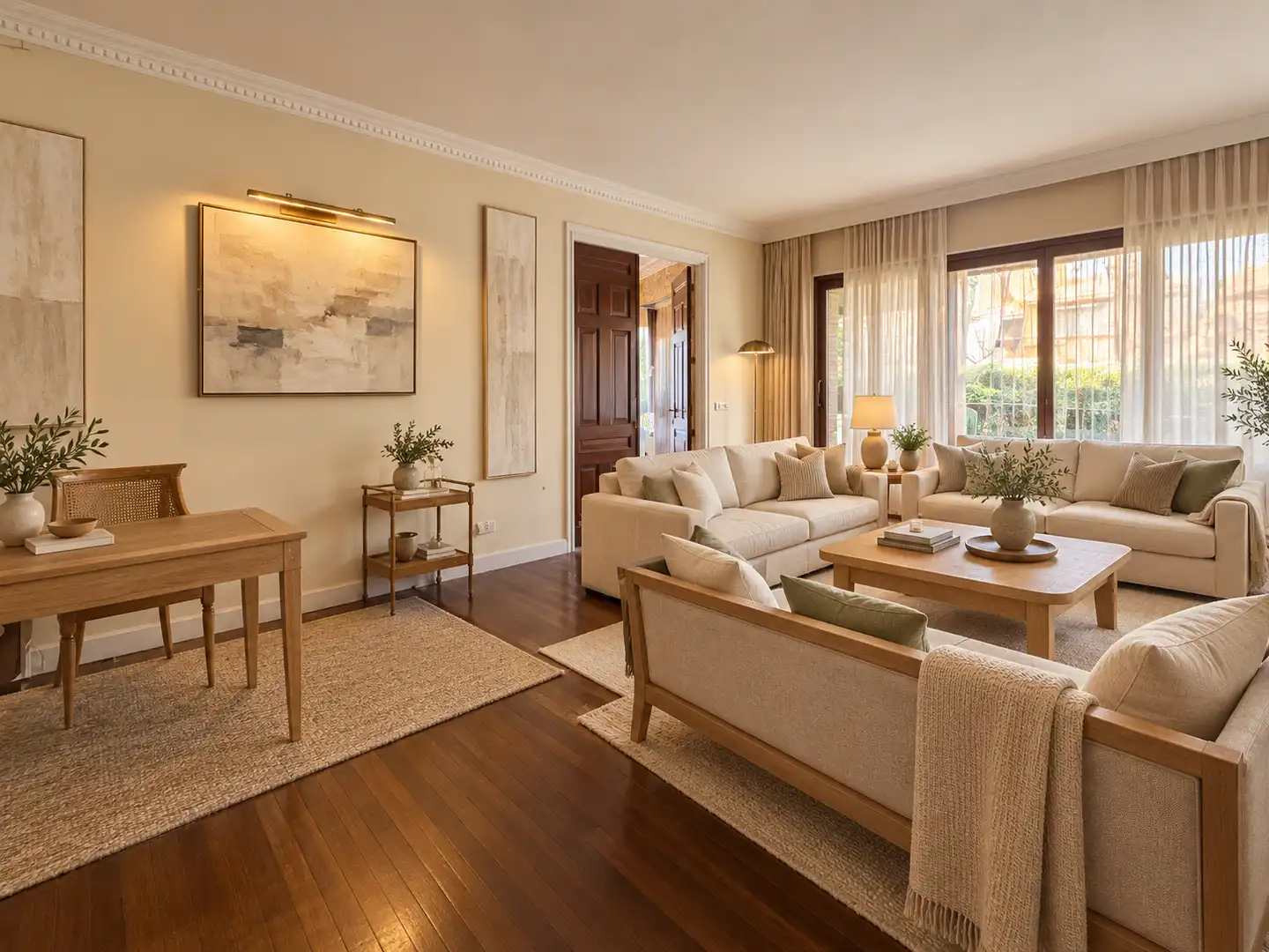 Wohnzimmer von Wohnung zum Verkauf in Neguri 