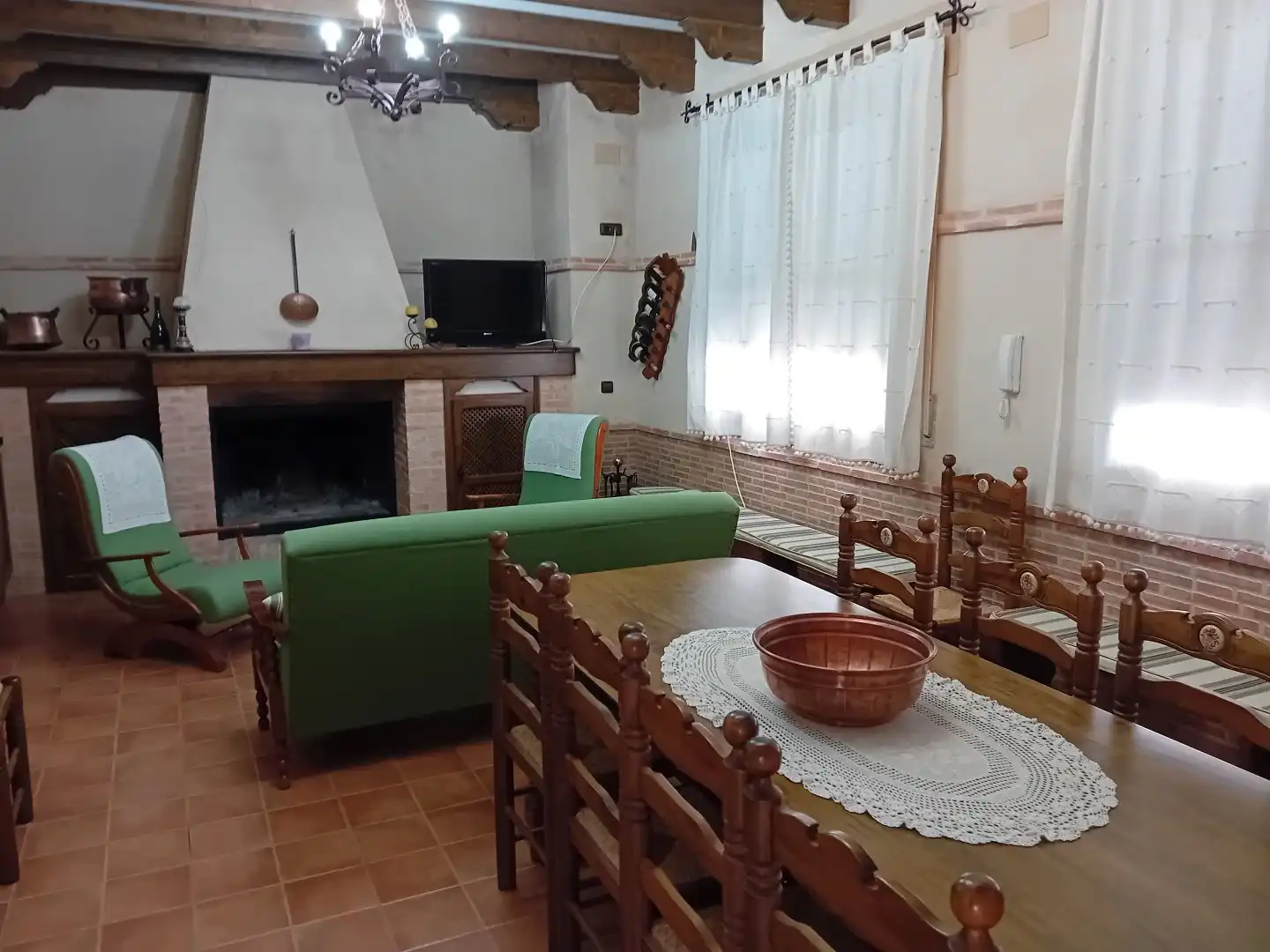 Sala d'estar de Casa o xalet en venda en Almagro amb Aire condicionat, Calefacció i Terrassa