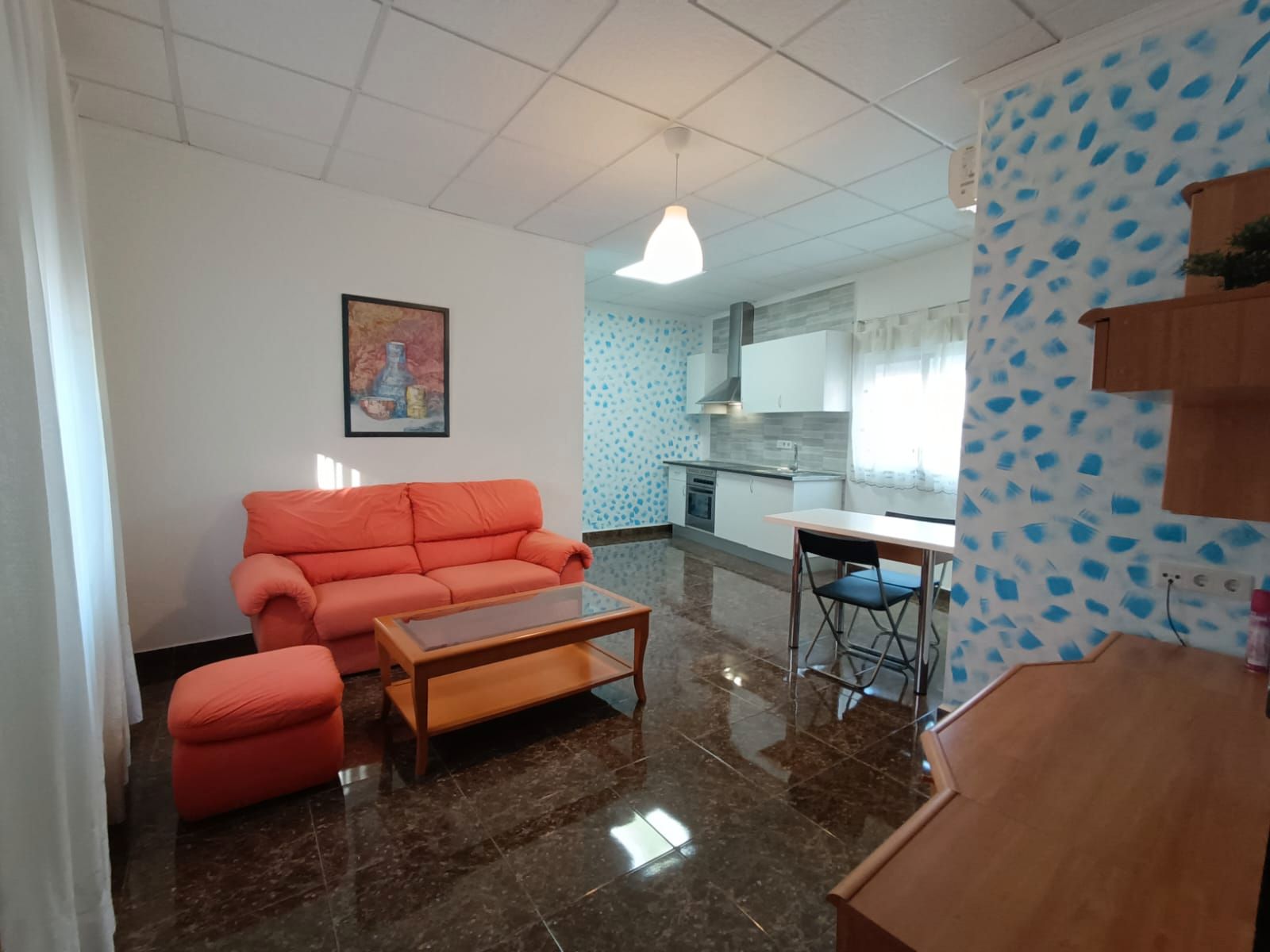 Living room of Apartment for sale in  Murcia Capital  with Air Conditioner, Heating and Furnished