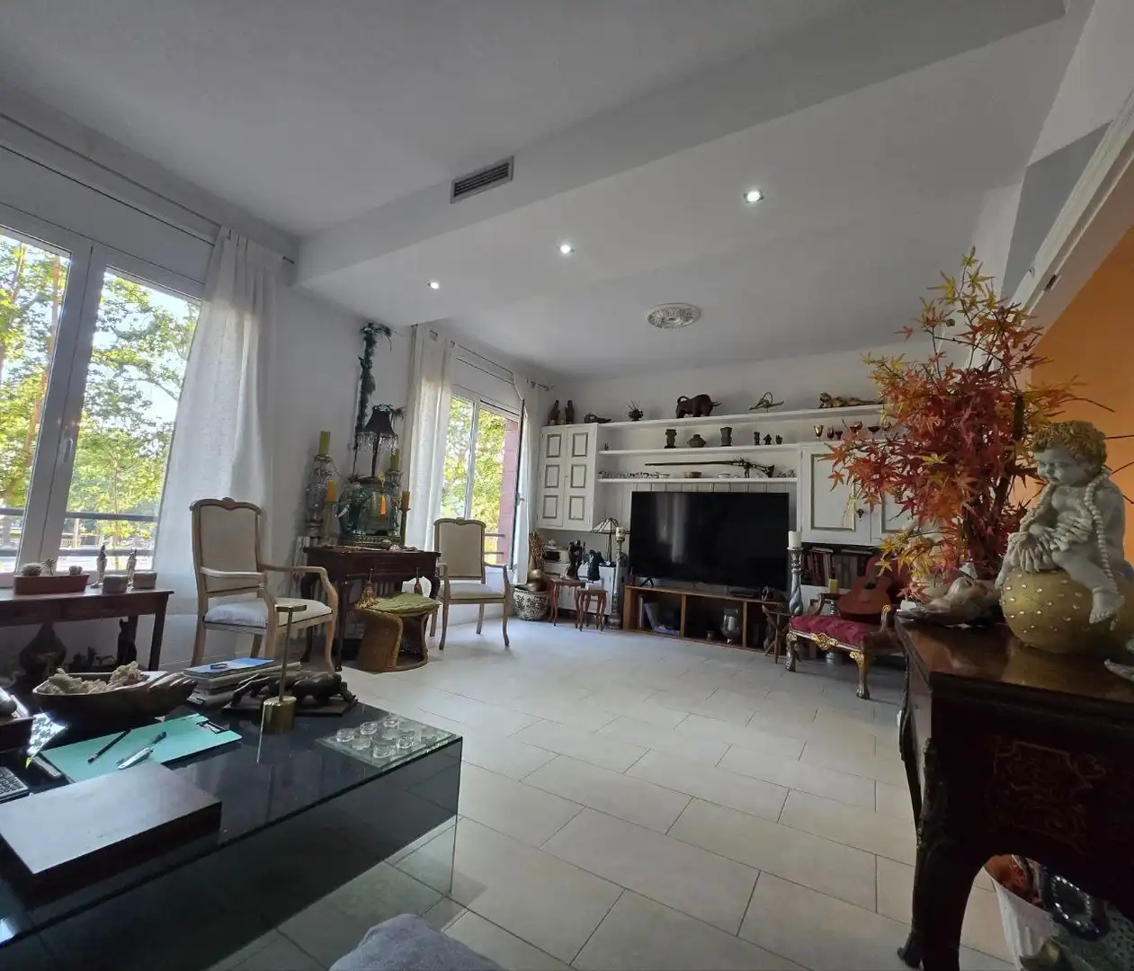 Sala de estar de Piso en venta en Barcelona con Aire acondicionado, Calefacción y Terraza