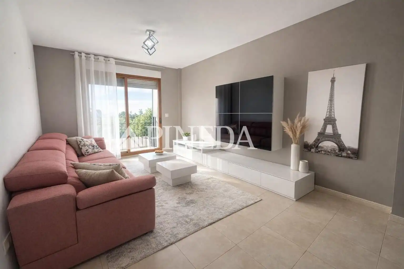 Sala d'estar de Pis en venda en Canet d'En Berenguer amb Aire condicionat i Moblat