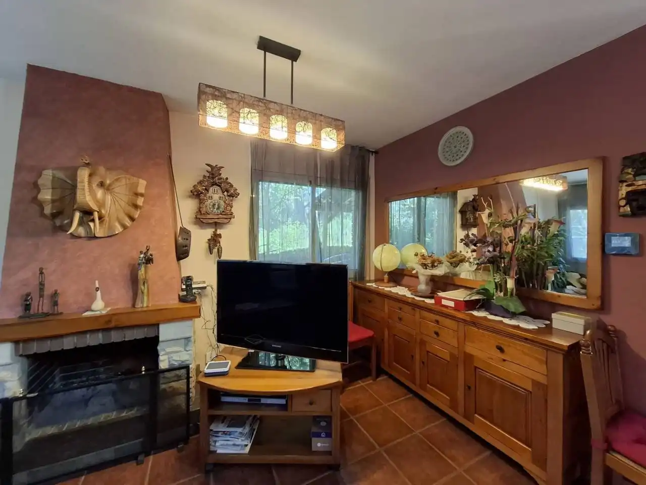 Sala d'estar de Casa o xalet en venda en Rubí amb Aire condicionat, Calefacció i Jardí privat