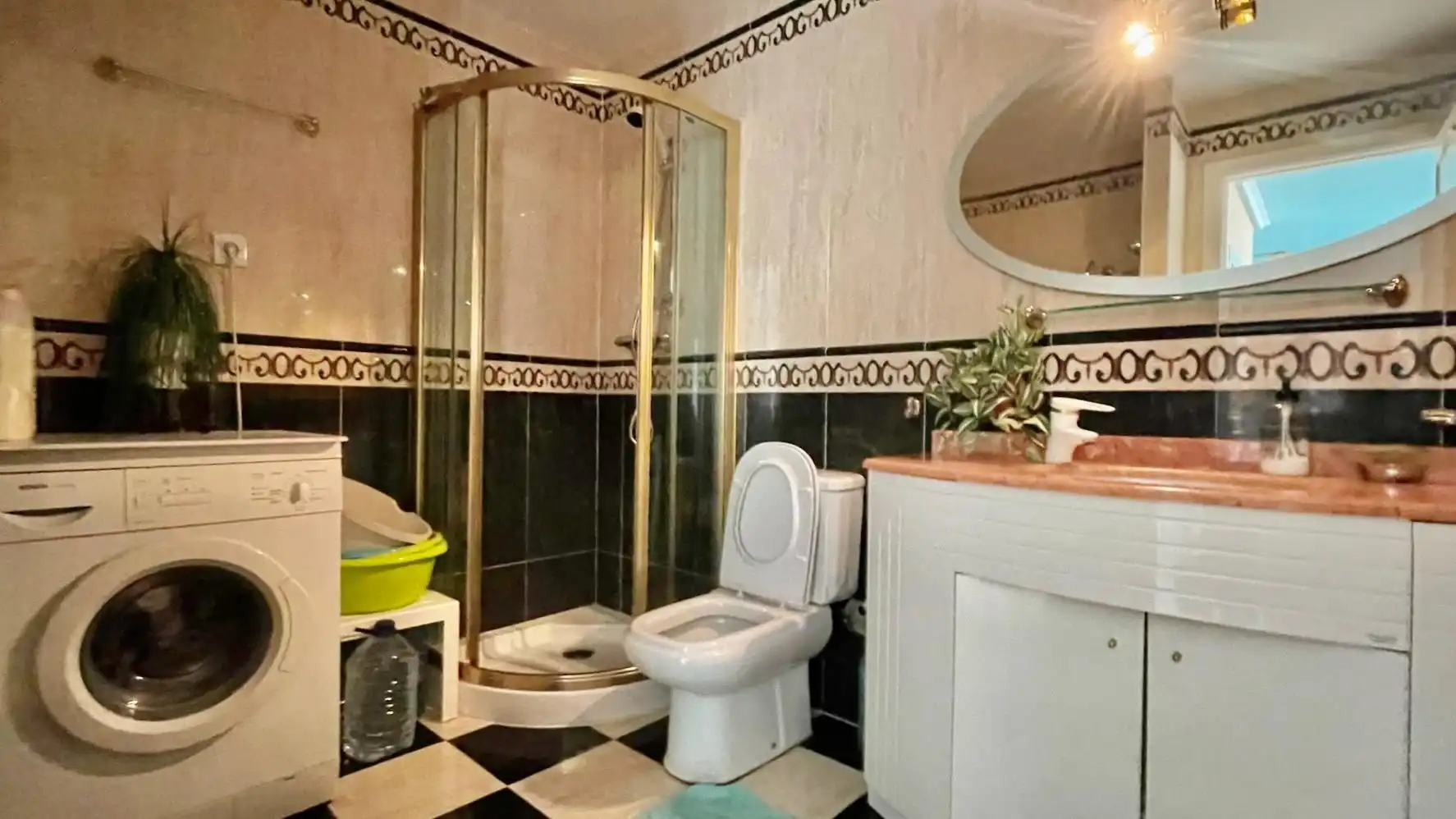 Badezimmer von Dachboden zum Verkauf in Finestrat mit Klimaanlage, Privatgarten und Gemeinschaftspool