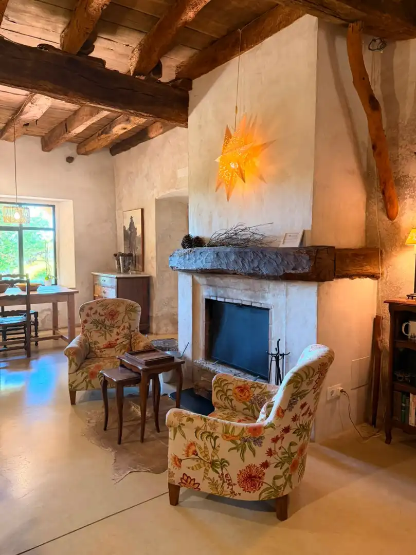 Sala de estar de Finca rústica en venta en Vilademuls