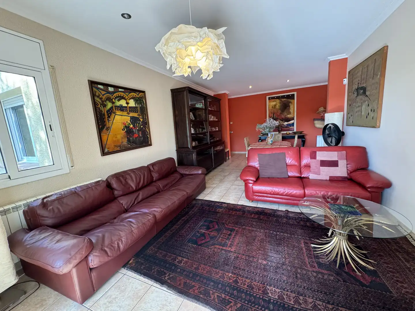 Sala d'estar de Casa o xalet en venda en Santa Cristina d'Aro amb Calefacció, Jardí privat i Terrassa