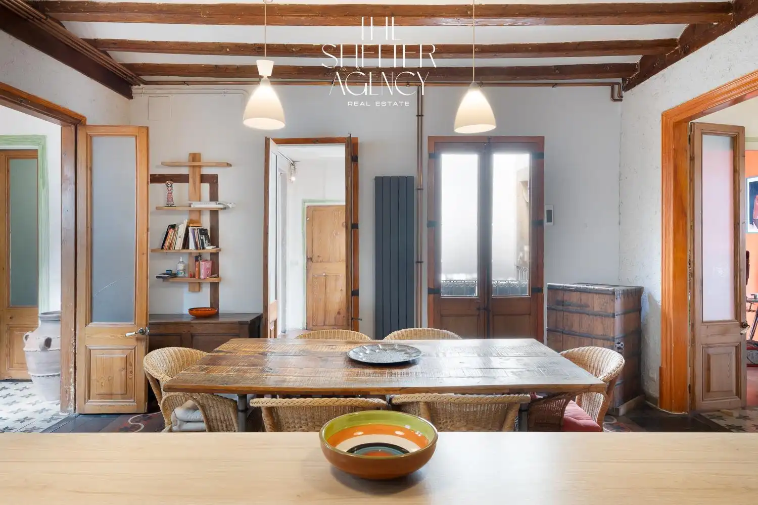 Comedor de Ático en venta en Barcelona con Calefacción, Trastero y Balcón