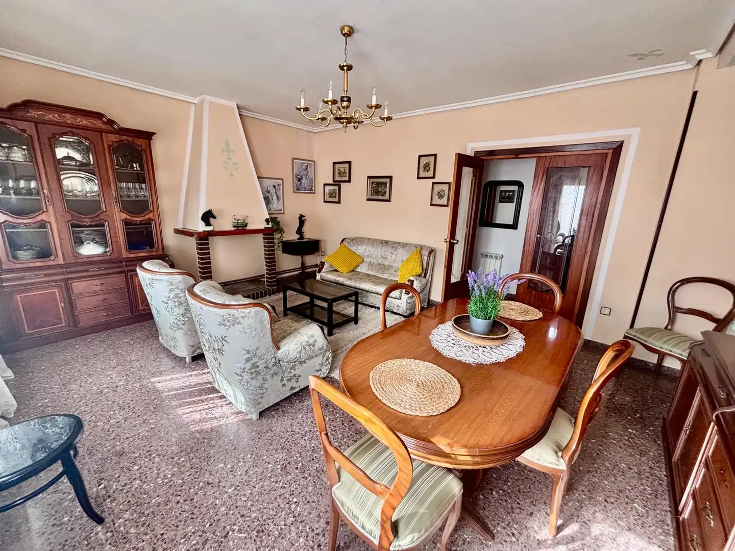 Living room of Houses for sale in Bulbuente  with Heating, Storage room and Furnished