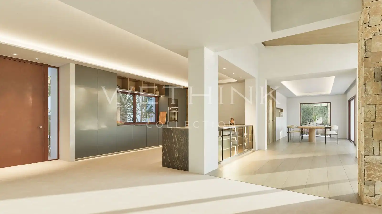 Cocina de Casa o chalet en venta en Altea con Aire acondicionado, Jardín privado y Terraza