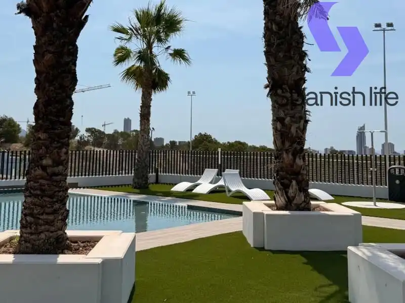 Terraza de Apartamento en venta en Finestrat con Trastero y Piscina