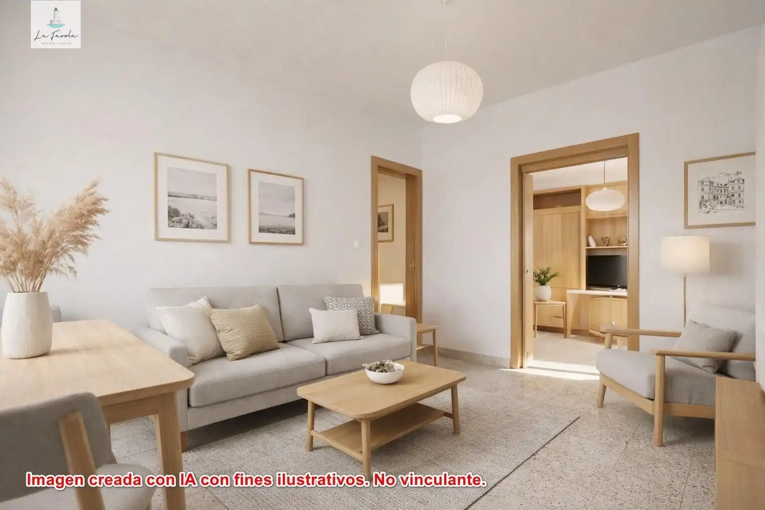Living room of Flat for sale in Málaga Capital  with Air Conditioner, Terrace and Furnished