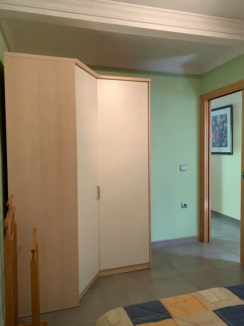 Schlafzimmer von Erdgeschoss zum Verkauf in Valencia mit Terrasse, Abstellraum und Möbliert