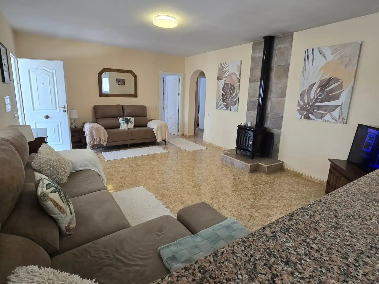 Sala de estar de Casa o chalet en venta en Zurgena con Aire acondicionado y Piscina