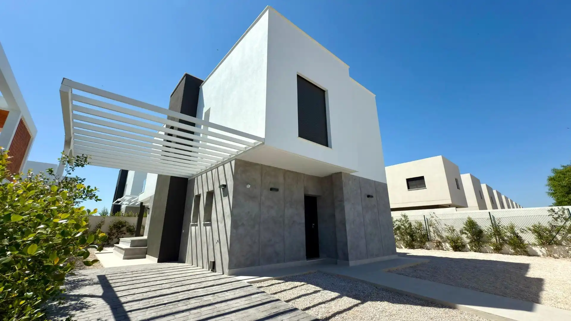 Vista exterior de Casa o chalet en venta en Mutxamel con Aire acondicionado, Jardín privado y Trastero