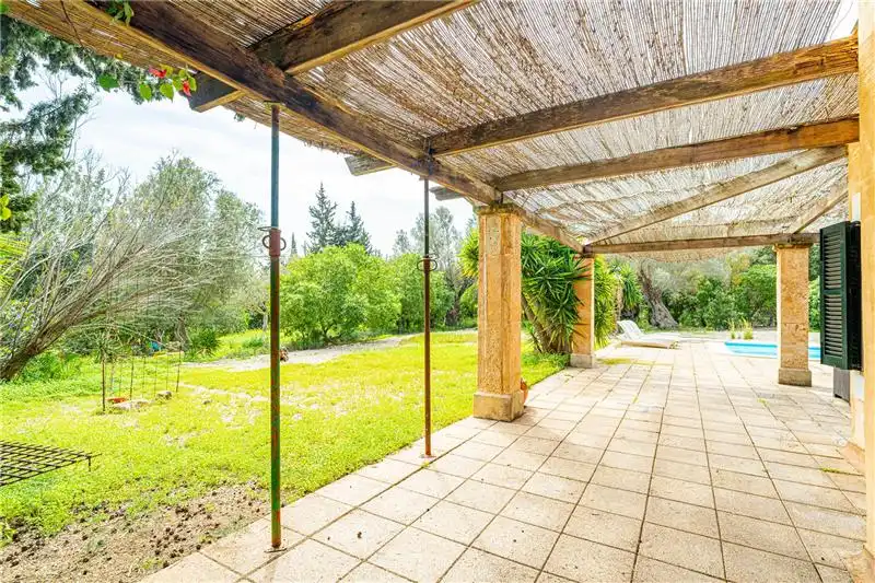 Terrasse von Country house zum Verkauf in Calvià mit Heizung, Privatgarten und Terrasse