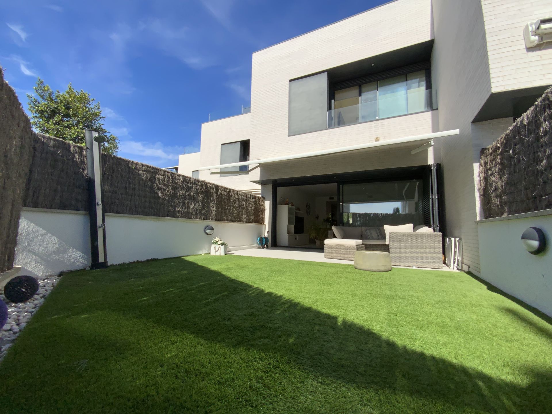 Terrace of Single-family semi-detached for sale in Sant Andreu de Llavaneres  with Air Conditioner, Heating and Private garden