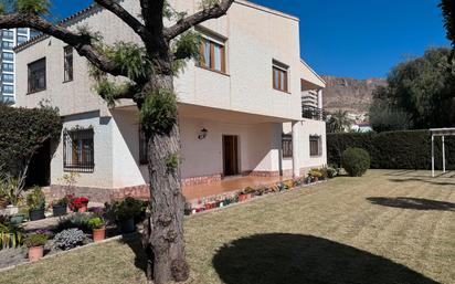 Exterior view of House or chalet for sale in Roquetas de Mar  with Private garden and Storage room