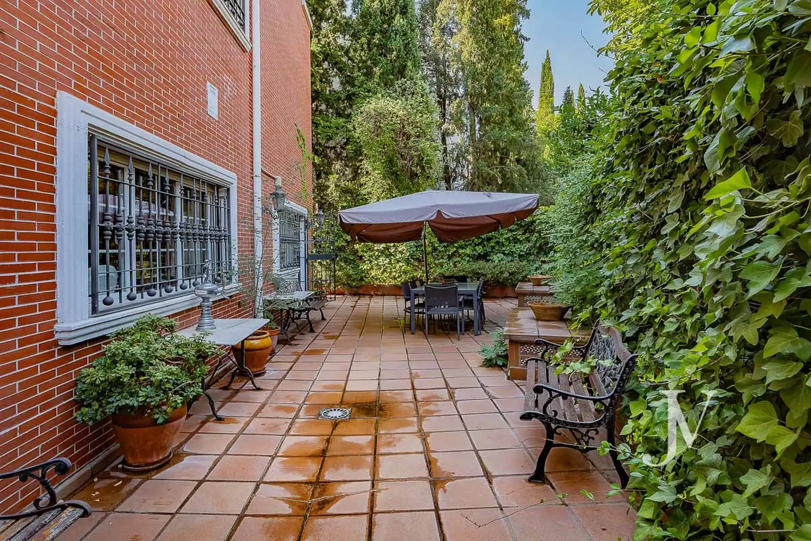 Terraza de Casa o chalet en venta en Madrid con Aire acondicionado, Calefacción y Jardín privado