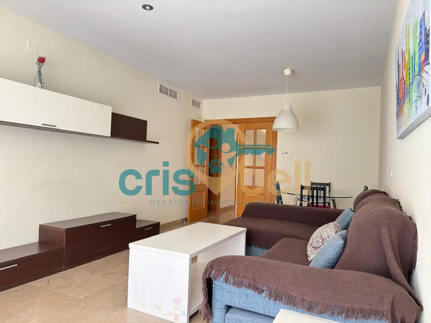 Sala de estar de Piso en venta en Lorca con Aire acondicionado, Amueblado y Horno