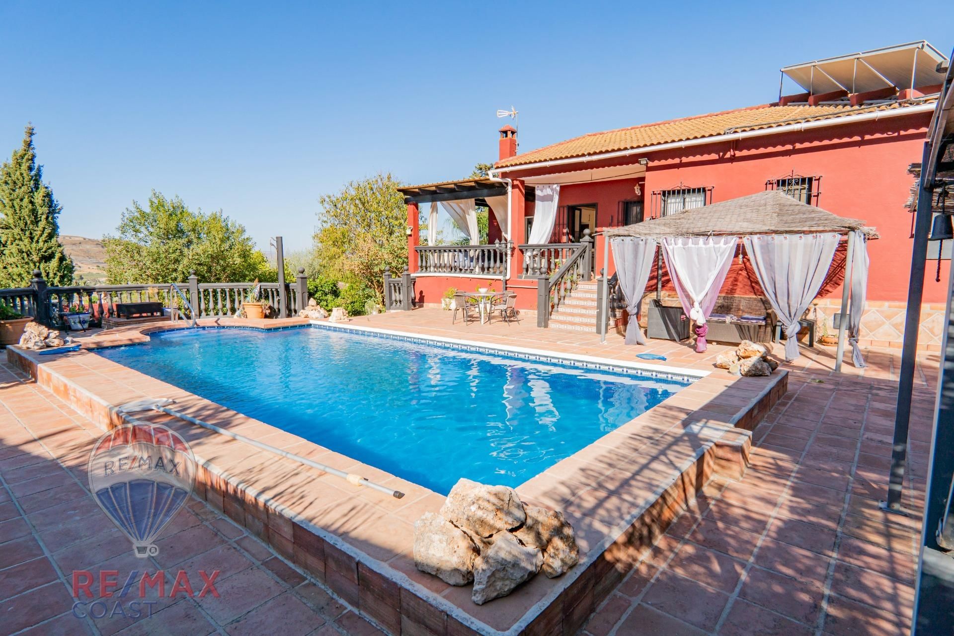 Jardí de Casa o xalet en venda en Coín amb Aire condicionat, Terrassa i Piscina