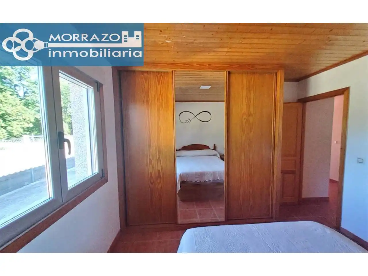 Habitación de Casa o chalet en venta en A Estrada  con Aire acondicionado, Piscina y Amueblado