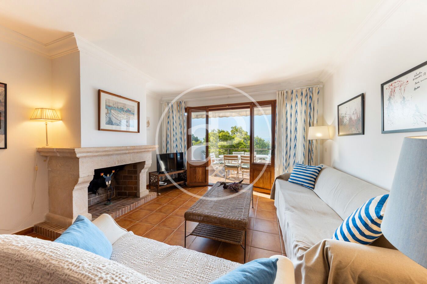 Sala de estar de Piso de alquiler en Alcúdia con Aire acondicionado, Terraza y Amueblado