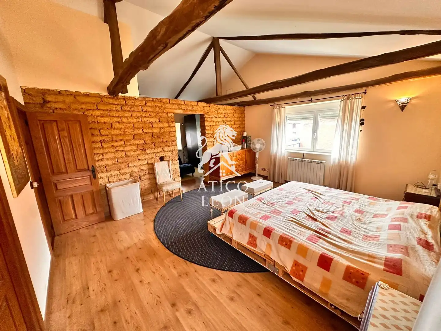 Bedroom of Houses for sale in Valdefresno  with Heating, Private garden and Storage room