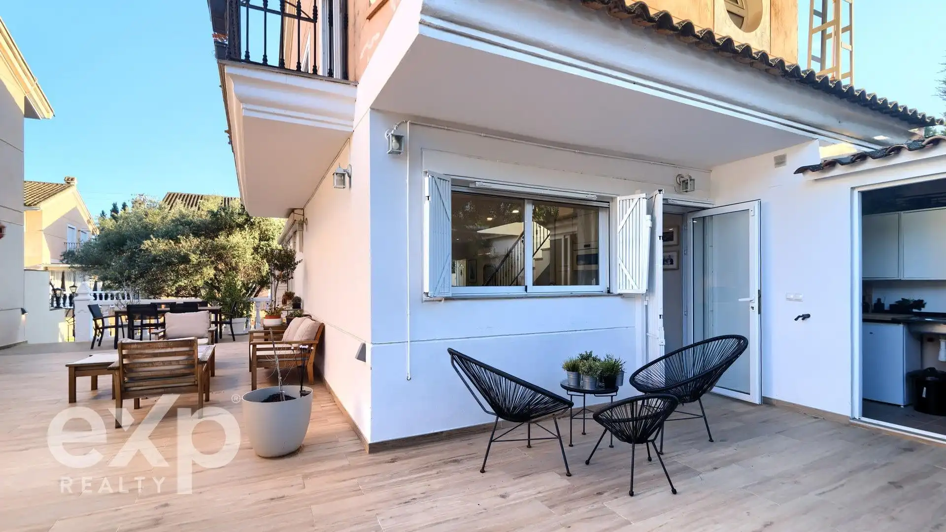 Terraza de Casa o chalet en venta en Godella con Aire acondicionado, Calefacción y Jardín privado