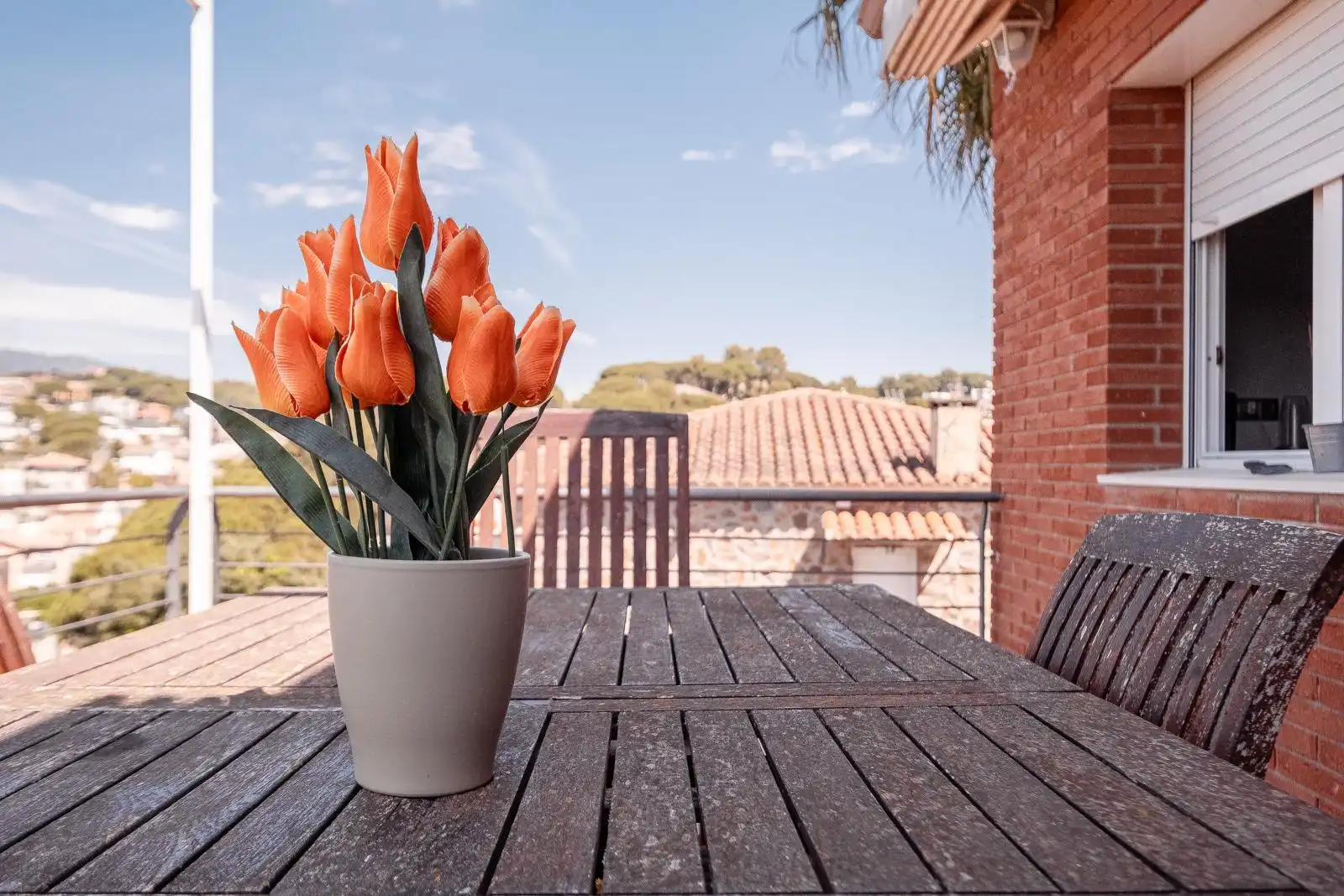 Terrassa de Casa o xalet en venda en Caldes de Montbui amb Calefacció, Jardí privat i Terrassa