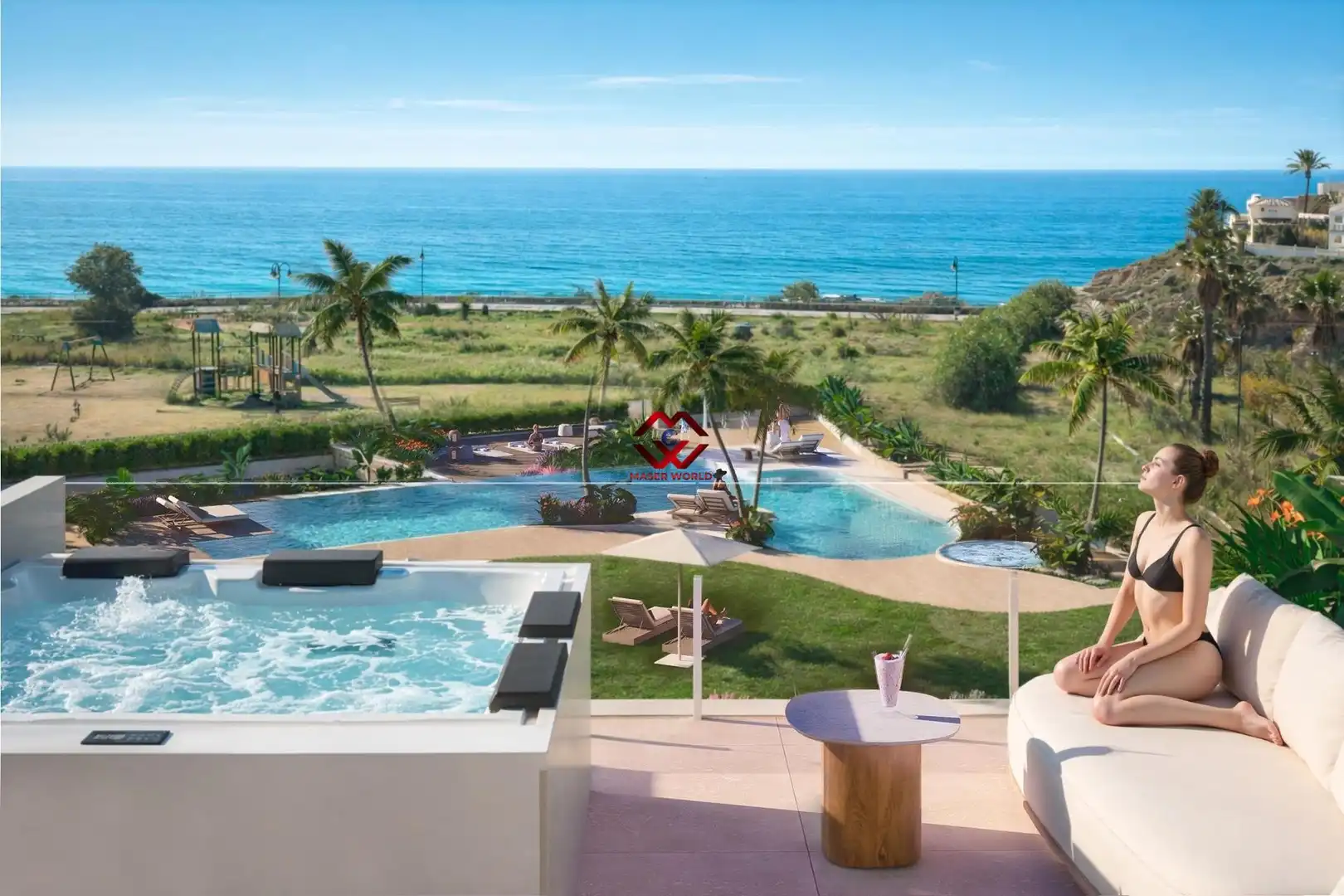 Reihenhaus mit Pool zum Verkauf in Pueblo Español - Coveta Fumá, imagen 3