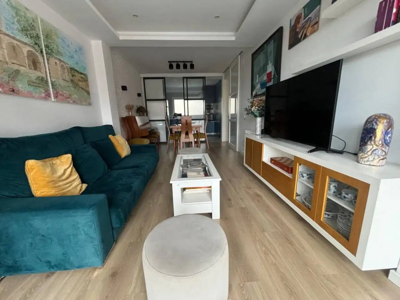Sala de estar de Piso en venta en Madrid con Calefacción, Terraza y Trastero