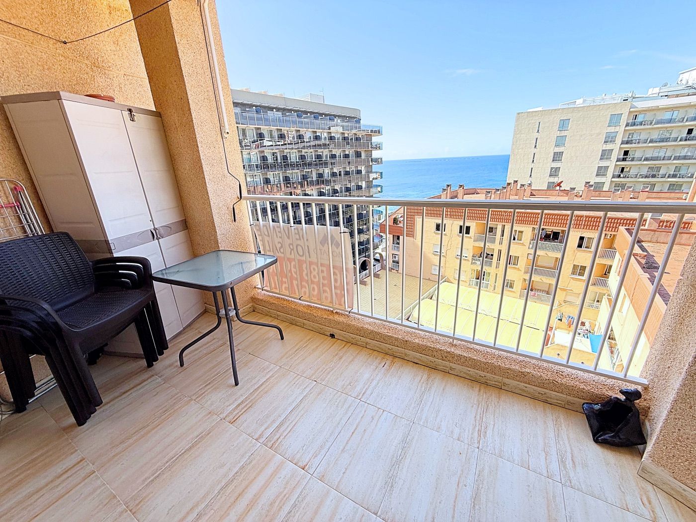 Terraza de Apartamento en venta en Calpe / Calp con Aire acondicionado, Terraza y Amueblado