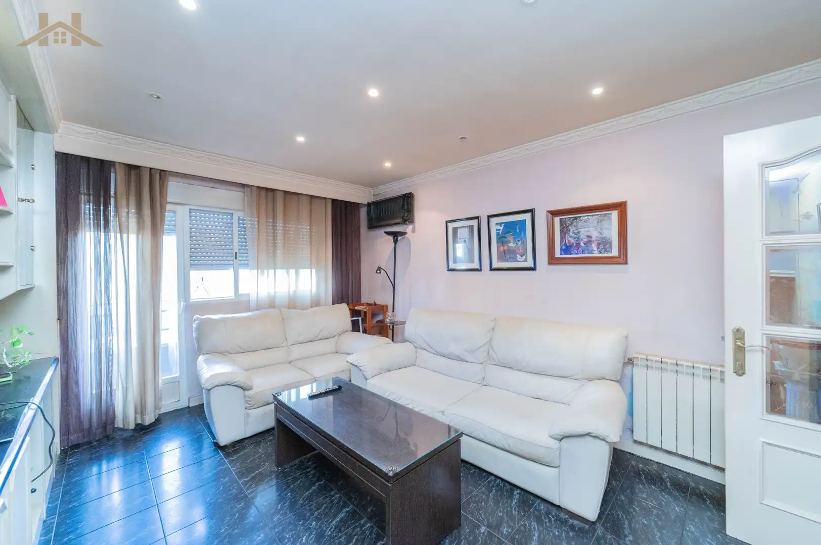 Sala d'estar de Pis en venda en Móstoles amb Calefacció i Terrassa