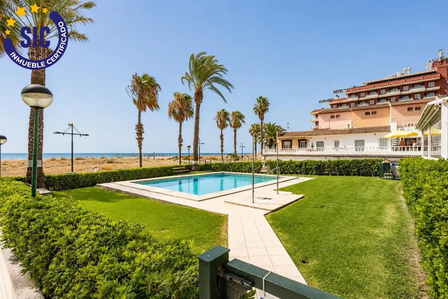 Jardí de Apartament en venda en Peñíscola / Peníscola amb Terrassa, Moblat i Piscina comunitària