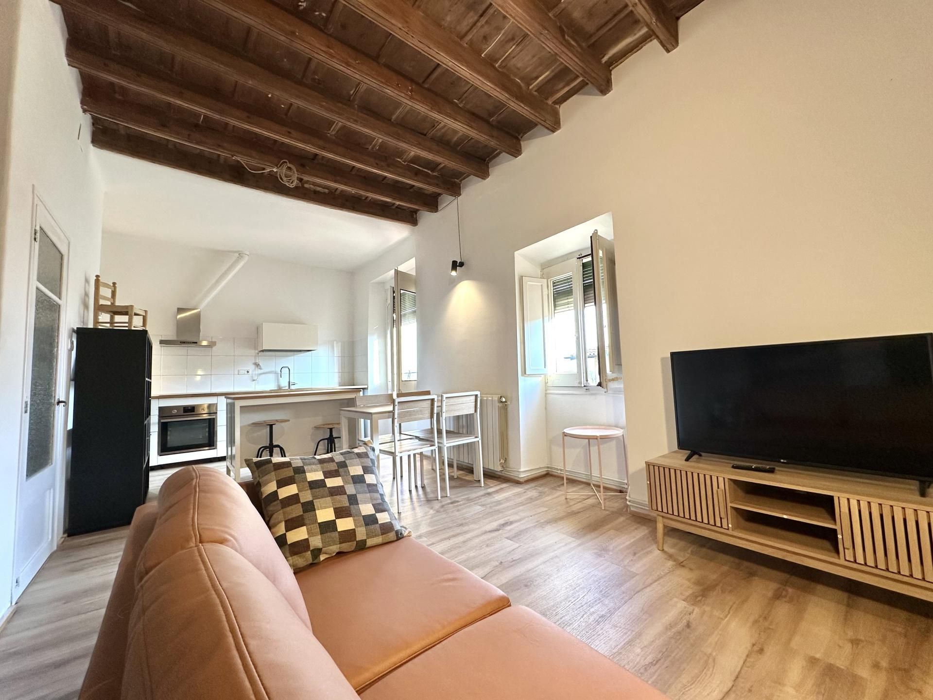 Sala d'estar de Pis de lloguer en Vic amb Calefacció