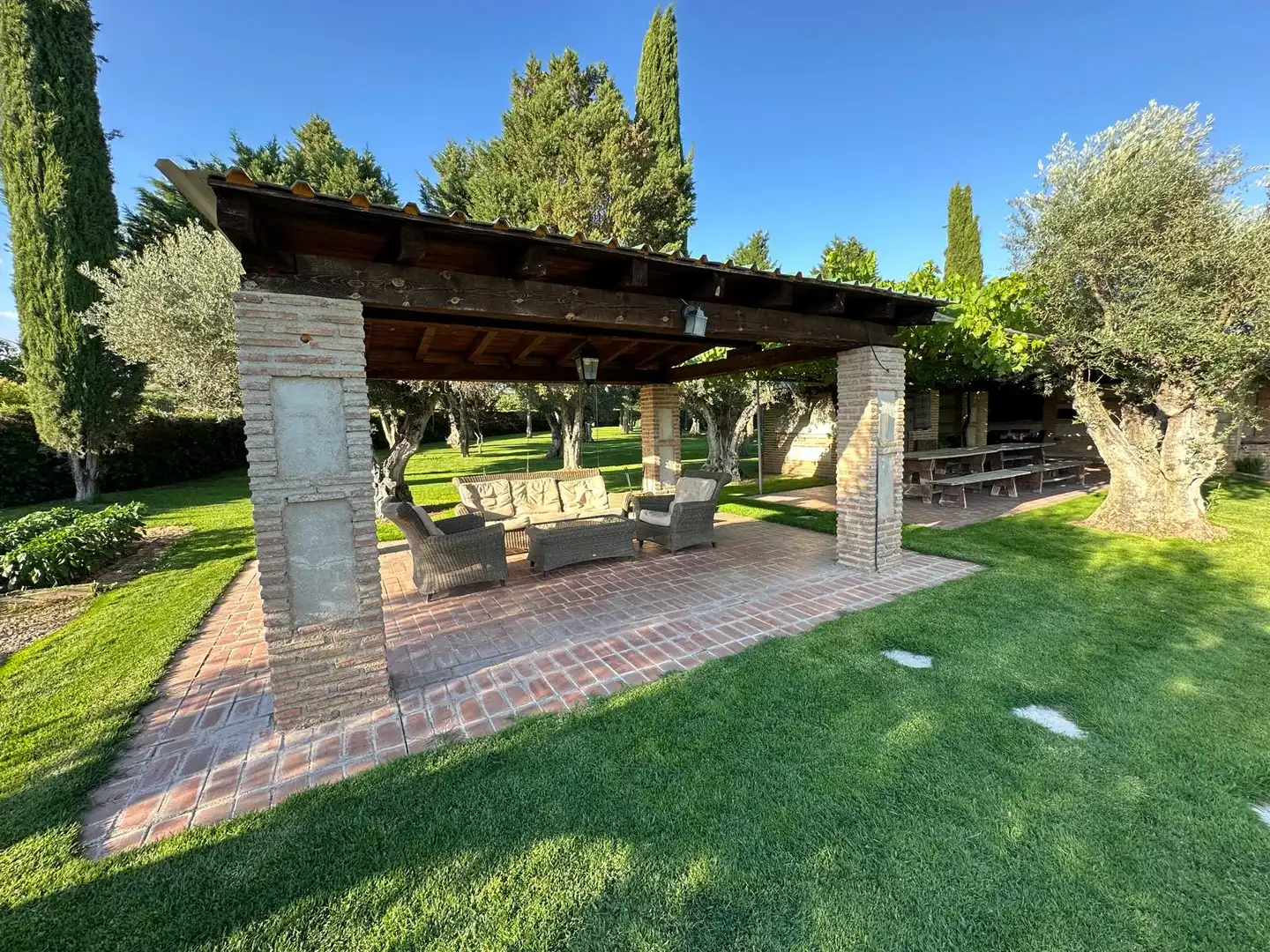 Terraza de Casa o chalet en venta en Montearagón con Aire acondicionado, Calefacción y Jardín privado