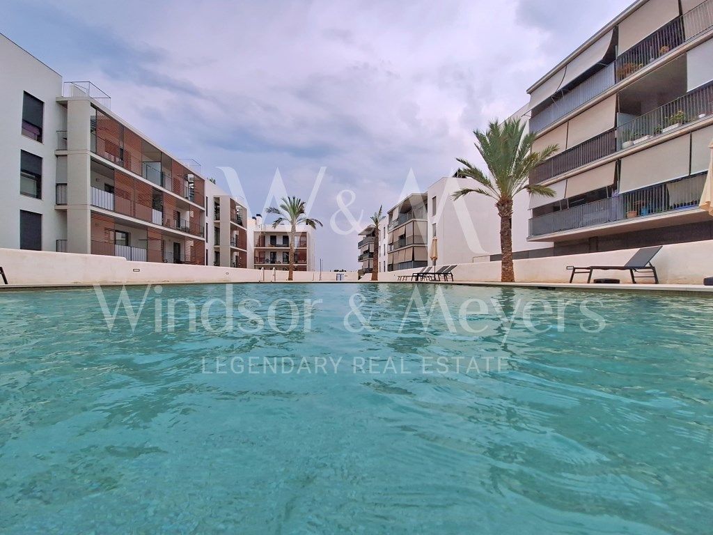 Swimming pool of Flat for sale in Santa Eulària des Riu  with Air Conditioner, Swimming Pool and Balcony